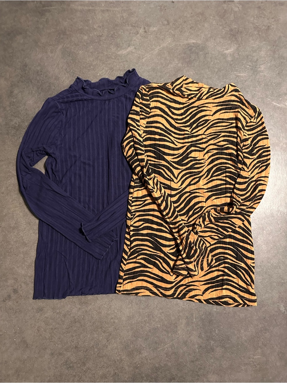 Two Super Soft Long Sleeve Tops size girls 8